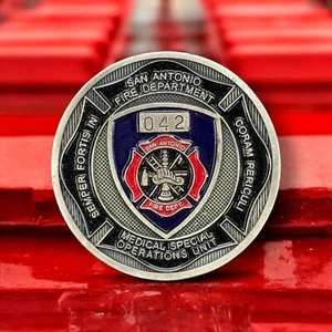 San Antonio Fire Department Challenge Coin Medical Special Operations Unit - Picture 1 of 3
