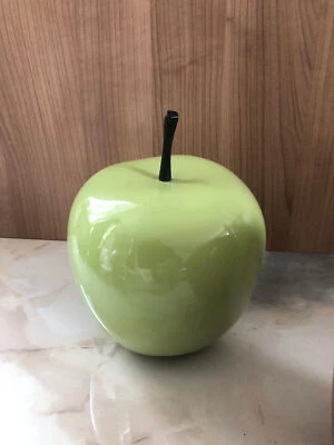 Deko-Apfel in Farbe Hochglanz rot oder Olive 18 cm oder 15 cm - Bild 1 von 4