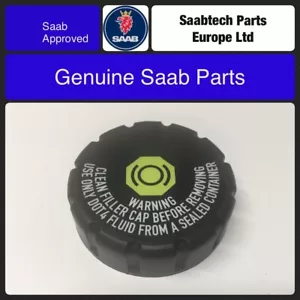 TAPA DE DEPÓSITO DE LÍQUIDO DE FRENO GENUINA SAAB 9-3 9-3X 2003-2012 - 93189060 - NUEVA - Imagen 1 de 1