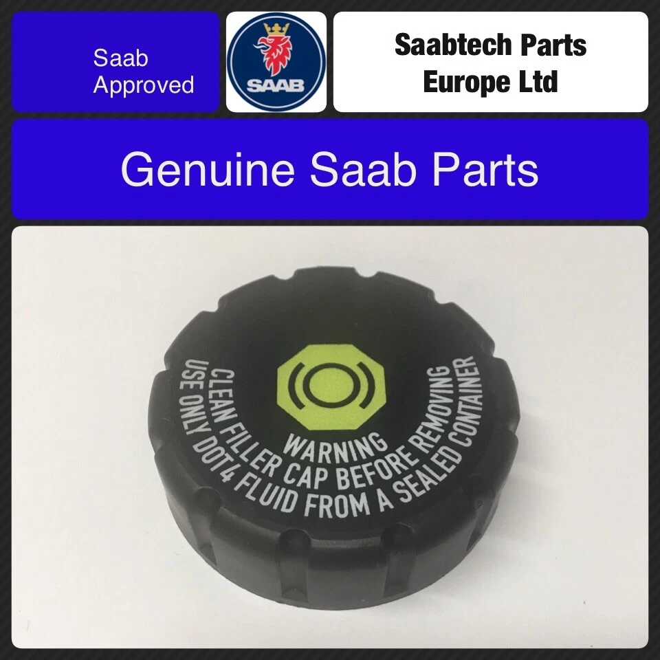 GENUINE SAAB 9-3 9-3X 2003-2012 BRAKE FLUID RESERVOIR CAP - 93189060 - NEW - Image 1 of 1