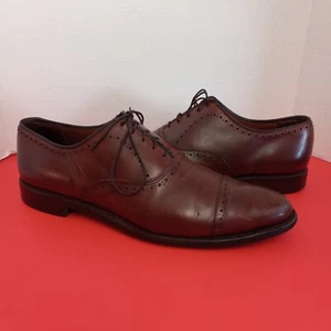 Zapatos de vestir Allen Edmonds Hale de cuero marrón con cordones para hombre talla 12C - Imagen 1 de 12