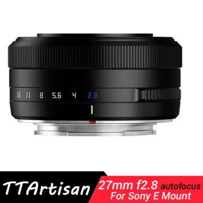 TTArtisan 27 mm F2.8 autofocus APS-C obiettivo fotocamera portatile per Sony E Mount