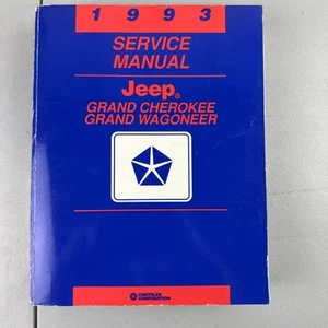 1993 Jeep Grand Cherokee Grand Wagoneer Service Manual SKU39 - Picture 1 of 6