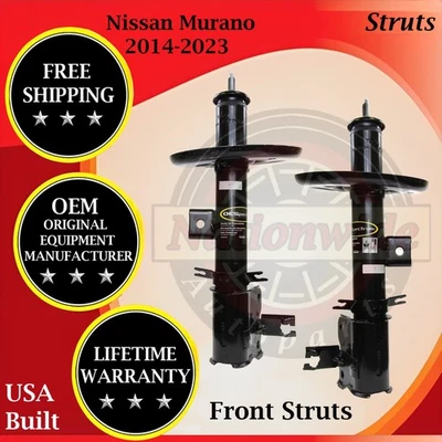 Puntales delanteros Monroe OEM para Nissan Murano 2014-2023 2,5 L 3,5 L garantía de por vida Foto 1 de 4