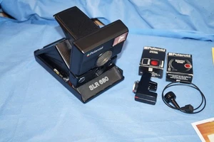 Polaroid SLR 680 Camera W/ Self Timer And Remote Shutter Button, Just Reskinned - Picture 1 of 11