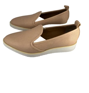 Mocassino Everlane Italy The Leather Street Shoe traforato slip on nudo 8 nuovo (LK - Foto 1 di 6
