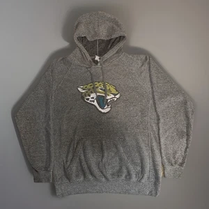 Gray Jacksonville Jaguars Pullover Hoodie Men’s Sz L - Picture 1 of 5
