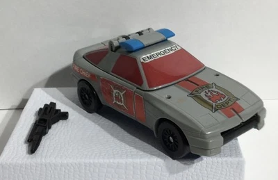 VTG 1987 Transformers G1 Headmaster Fire Chief Siren Hasbro Figure Incomplete - Image 1 of 4