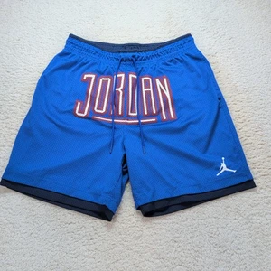 Pantalones Cortos de Baloncesto Nike Jordan Sport DNA Para Hombres Malla Grande Azul Rojo Logo DA7206-480 - Imagen 1 de 10