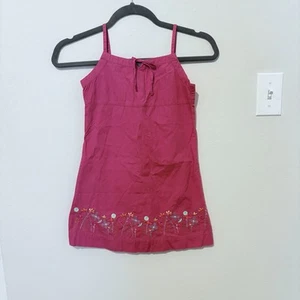 Girls Cherokee Pink Embroidered Dress Small (6) - Picture 1 of 4