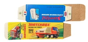 Matchbox Superfast #63 Freeway Gas Tanker ‘71-‘74 Type I Repro Box  - Picture 1 of 2
