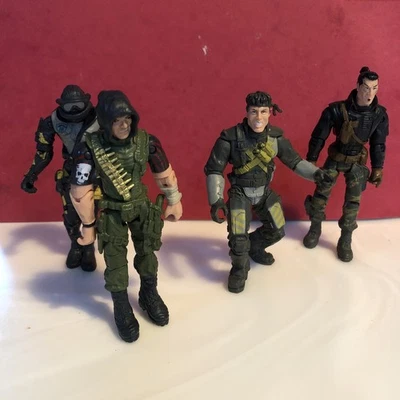 Chap Mei The Corps Triple Threat Dozer, Rain, Gills, Troll Four 4 inch figures  - Image 1 of 4