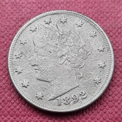 1892 Liberty Head Nickel 5c Better Grade XF Details #49423 Cover