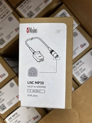 Masimo LNC MP10 10 ft SPo2 Extension Adapter Patient Cable REF 2281 New - Image 1 of 2