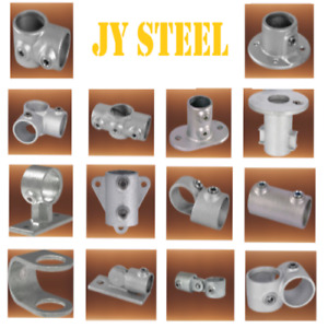 Galvanised key clamp handrailing system pipe fittings and steel tube