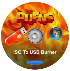 RUFUS 2024 USB ISO Burning Software ~ ISO to USB Burner for Windows On CD - Picture 1 of 7