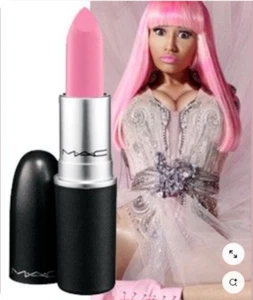 Rouge à lèvres MAC rose vendredi satin AC0 Nicki Minaj Barbie RARE DISCONTINUÉ HTF - Photo 1/6