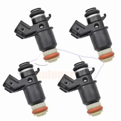 4Pcs Fuel Injectors For Suzuki GSXR1000 GSXR1000Z 15710-10G00 15710-14G00 US - Image 1 of 4