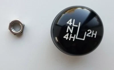 Ford Bronco Billet 1973-77 aluminio estilo J caja de transferencia perilla de cambio - negro  Foto 1 de 3