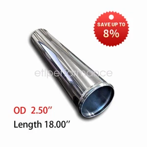 Aluminum Straight Tube Aluminum Straight Tube 2.50" Diameter 18.00" Length - Picture 1 of 2