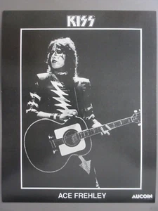 KISS glossy black & white promo photo Ace Frehley ELDER LIVE ! - Picture 1 of 1