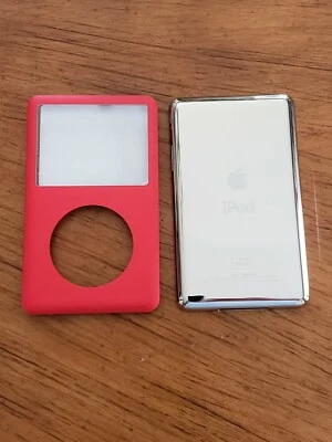 全新红色面板外壳 + 全新后壳 适合 iPod 6-7 经典薄 80GB。 — 第 1/4 张图片