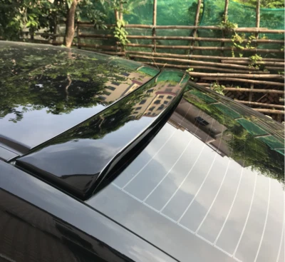 Alerón de ventana estilo fábrica techo para Honda Accord 2008-2012 sedán negro Foto 1 de 4