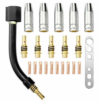 MIG MAG SCHWEISSDÜSEN MB 14 15 150 KONISCH STECKBAR SCHUTZGASDÜSEN SET AK15