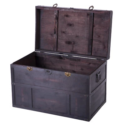 New Vintiquewise Old Cedar Style Large Chest, QI003041L - Image 1 of 4