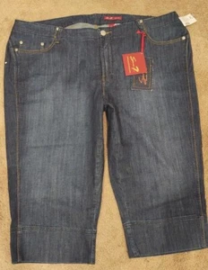 Seven Jean's Women's plus Sz 26 Cropped denim NEW Excellent! - Picture 1 of 4