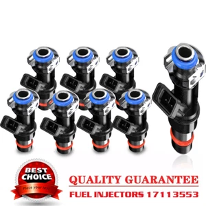 Set 8 Fuel Injectors For 1999-2007 Chevy Silverado GMC 4.8L 5.3L 6.0L 17113553 - Picture 1 of 12