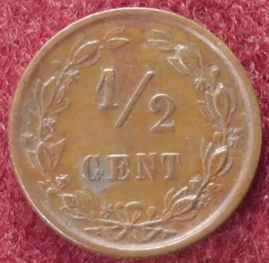 Medio centavo Holanda 1886 (E3101) - Imagen 1 de 2