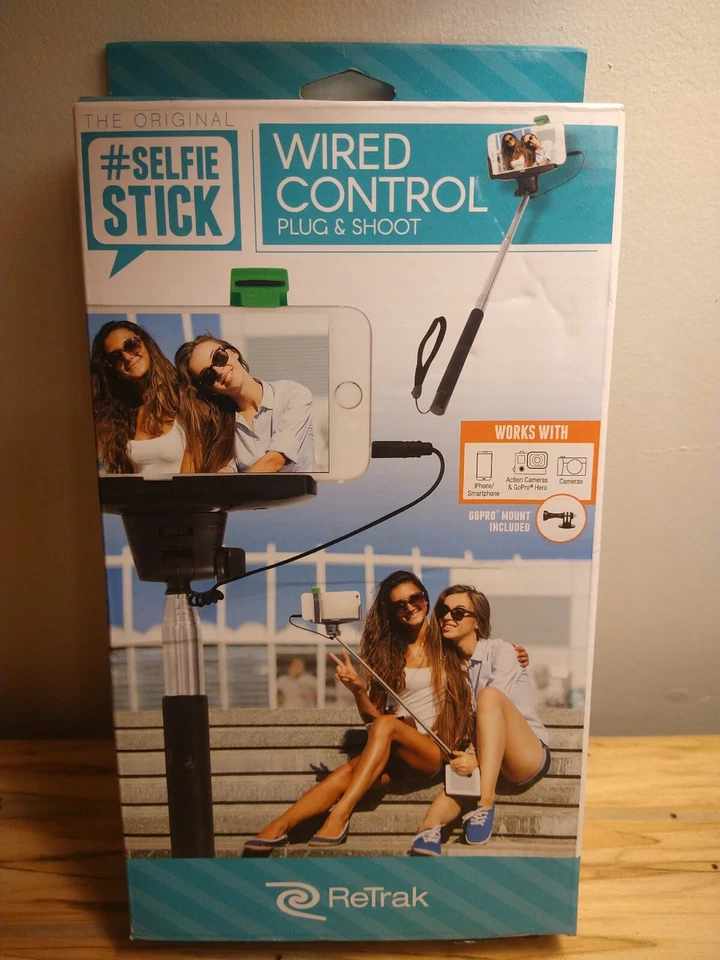 ReTrak Cable Selfie Stick Plug and Shoot Portátil NUEVO Foto 1 de 2