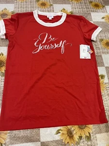 LuLaRoe Liv Tee s small be yourself NWT - Bild 1 von 2