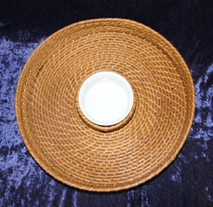 Williams Sonoma woven chips & dip serving tray bowl set - Picture 1 of 15