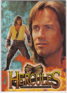 HERCULES 2001 THE COMPLETE JOURNEYS H5 HOLOFEX INSERT CARD *DAMAGE*