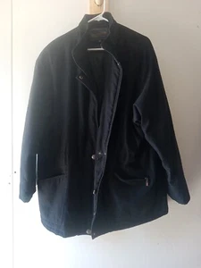 Pendleton Coat Womens Size XL Black Super Soft Heavy Chore - Picture 1 of 15