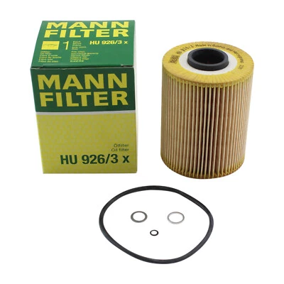 Kit de filtro de óleo HU9263X Mann para BMW E34 E36 320 325i 325is 525iT M3 Z3 - Imagem 1 de 4