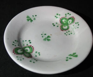 Sprig Decorated Staffordshire Hard Paste Porcelain Pre-Civil War Butter Pat - Picture 1 of 7