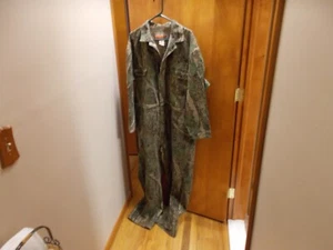 Winchester Coveralls - XXL - R, 1 Piece - Rebark Camo - Vintage Hunting Suit - Picture 1 of 10