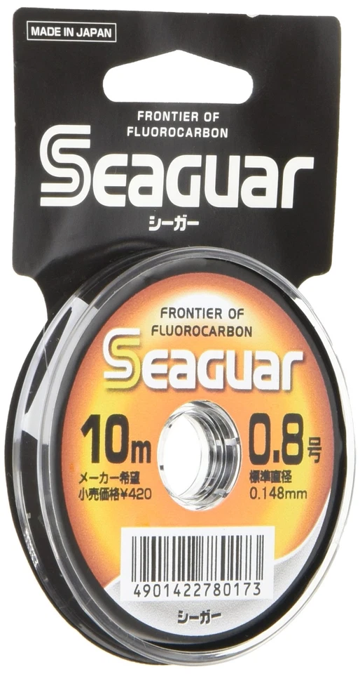 KUREHA Seaguar 10m #0.8 Fluorocarbon Fishing Line ‎‎NS100.8 Saltwater Fishing - Image 1 of 1