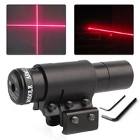 Tactical Red Laser Lazer Beam Dot Sight Scope w/Mount Gun Rifle Pistol Hunting