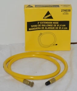 Manguera de extensión de prueba de aire de tres pies Cherne 274038 color amarillo - Imagen 1 de 6