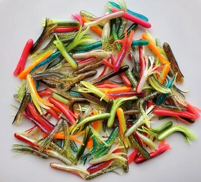 ANGLER&#39;S OASIS 100 Count Bi-Color Fishing Tubes Variety Pack