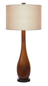 Thumprints Burlwood Blown Glass Table Lamp 1114-C11-2081 - Picture 1 of 1
