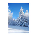 Snowview Photography Background Cloth Vinyl Forest Trees Backdrop