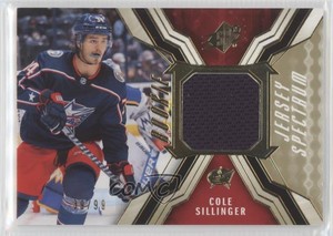 2021-22 SPx Rookie Jersey Gold Spectrum /99 Cole Sillinger #RJ-CS Rookie RC