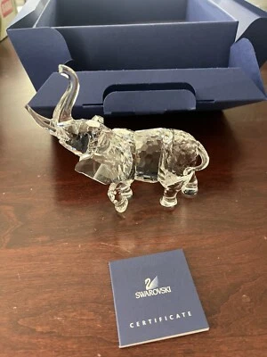 Estatuilla Swarovski 678945 madre elefante A7610 sin precio base 000008/caja/certificado de autenticidad-4 5/16" de alto Foto 1 de 4