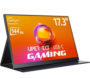 Portable Monitor 17.3" 144Hz Gaming Monitor FreeSync 1920x1080 Laptop Monitor - Picture 1 of 10