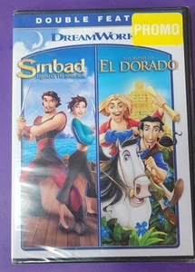 Sinbad: Legend of Seven Seas & Road to El Dorado DVD NEW Sealed Promo Copy - Picture 1 of 2